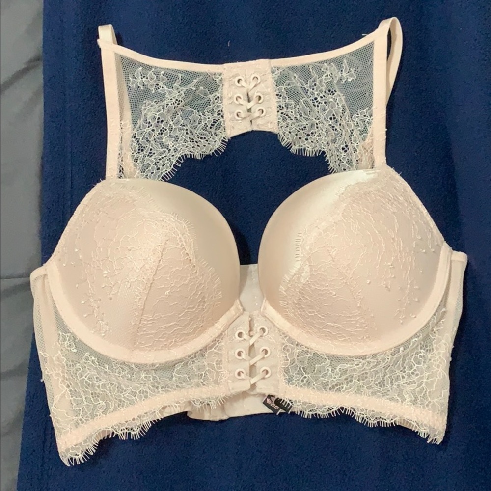 NWOT Victoria’s Secret Pink Lace Push Up Bra